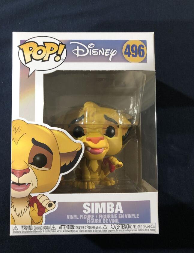 Disney - The Lion King: SIMBA #496 Funko pop! Vinyl Figure With Protector