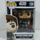 Star Wars Captain Cassian Andor #139 Funko pop! Vinyl Figure With Protector