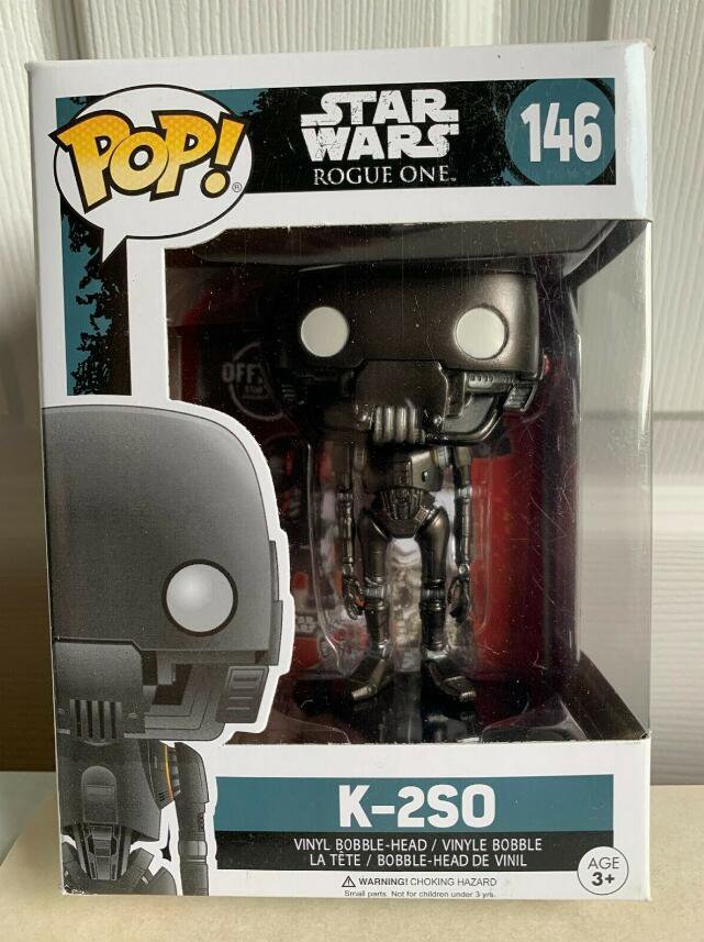 Star Wars Rogue One K-2SO #146 Funko pop! Vinyl Figure With Protector