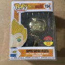 Dragon Ball Z Super Saiyan Vegeta Chrome Gold #154 Funko pop! Vinyl Figure With Protector