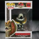 Jurassic Park 25th Anniversary Dilophosaurus #550 Funko pop! Vinyl Figure With Protector