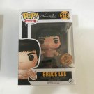 BRUCE LEE Blood #218 Black Pants Funko pop! Vinyl Figure With Protector