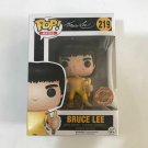 Game of Death Bruce Lee Yellow Jumpsuit Blood #219 Funko pop! Vinyl Figure With Protector