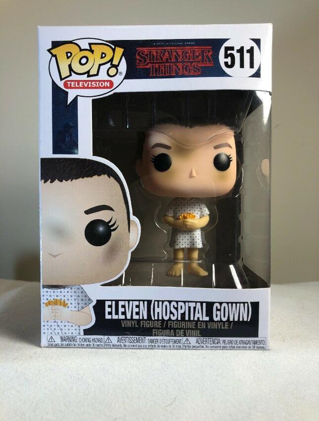 TV Stranger Things Eleven Hospital Gown #511 Funko pop! Vinyl Figure Protector