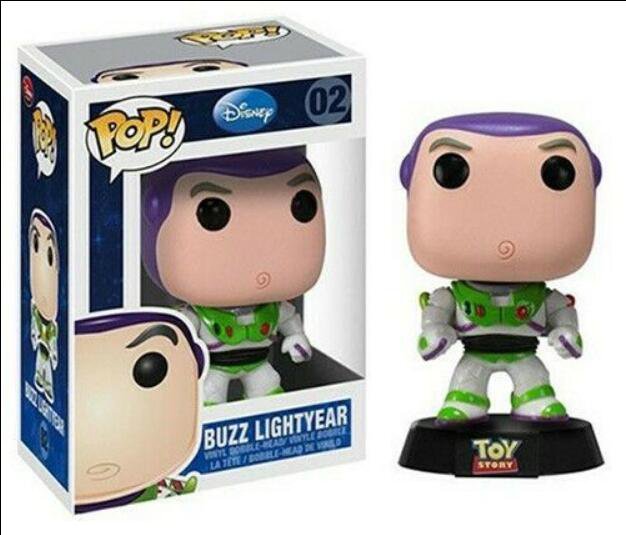 Disney Buzz Lightyear #02 Bubble-Head Funko pop! Vinyl Figure With Protector