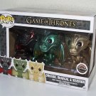 Game Of Thrones Dragon 3 Pack Drogon Viserion Metallic Funko pop! Vinyl Figure With Protector
