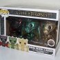 Game Of Thrones Dragon 3 Pack Drogon Viserion Metallic Funko pop! Vinyl Figure With Protector