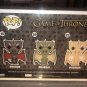 Game Of Thrones Drogon Rhaegal & Viserion Dragon 3-Pack Funko pop! Vinyl Figure With Protector