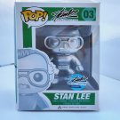 Stan Lee #03 Platinum Silver Superhero Funko pop! Vinyl Figure With Protector