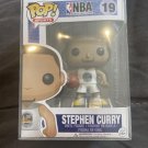 Stephen Curry White Jersey Warriors #19 Funko pop! Vinyl Figure With Protector