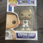 Stephen Curry White Jersey Warriors #19 Funko pop! Vinyl Figure With Protector