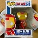 Marvel Civil War Captain America : IRON MAN #126 Funko pop! Vinyl Figure With Protector