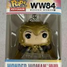 WW84 Wonder Woman: Wonder Woman Golden Armor Funko Pocket Pop Keychain Gift