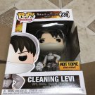 Anime: Attack on Titan Cleaning Levi #239 Funko pop! Vinyl Figure With Protector