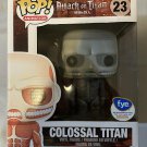 Anime: Attack on Titan Colossal Titan 6" #23 FYE Black & White Funko pop! Vinyl Figure Gift