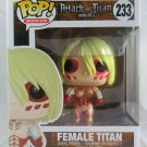Anime: Attack on Titan Female Titan 6" #233 Funko pop! Vinyl Figure Gift