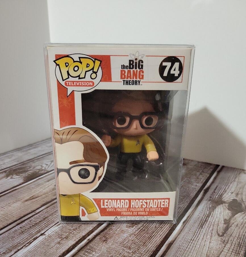 The Big Bang Theory Leonard Hofstadter #74 Funko pop! Vinyl Figure With Protector Box Gift
