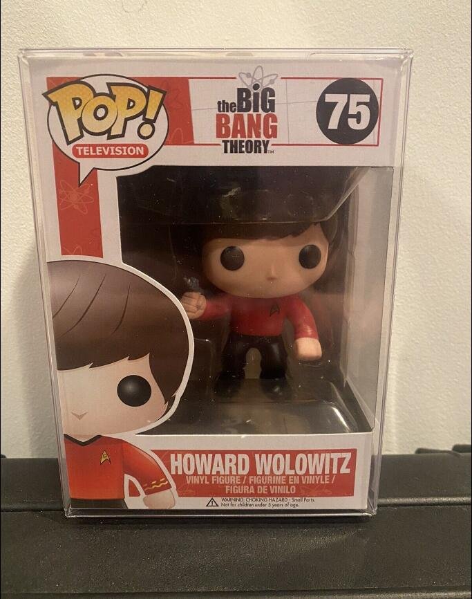 The Big Bang Theory Howard Wolowitz #75 Funko pop! Vinyl Figure With Protector Box Gift