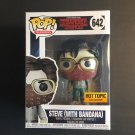 Television Stranger Things STEVE with Bandana #642 Funko pop! Vinyl Figure With Protector Gift