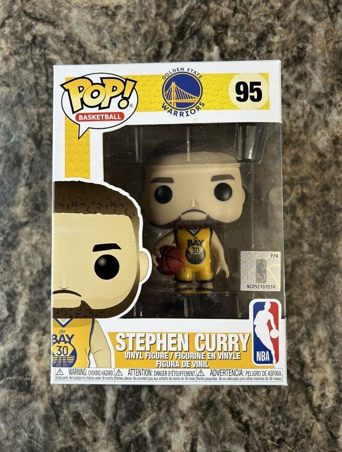 Stephen Curry Basketball Golden State Warriors #95 Funko pop! Vinyl Figure With Protector