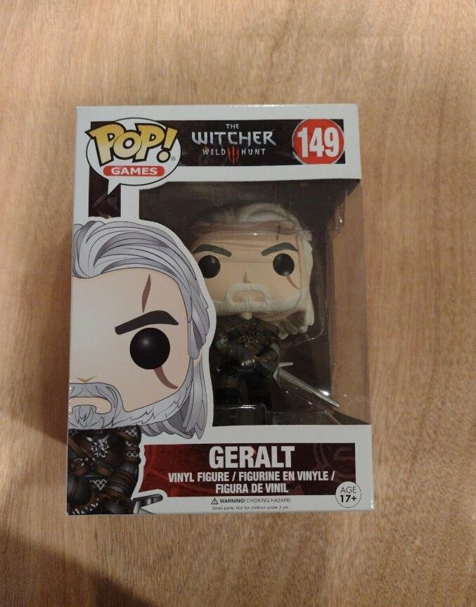 The Witcher Wild Hunt Geralt #149 Funko pop! Vinyl Figure With Protector