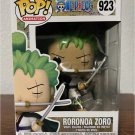 One Piece Roronoa Zoro #923 Funko pop! Vinyl Figure With Protector Christmas Gift