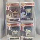 Animation Death Note Light #216, Ryuk #217, L #218,L (w/ Cake) #219 Funko pop! W Protector Box Gift