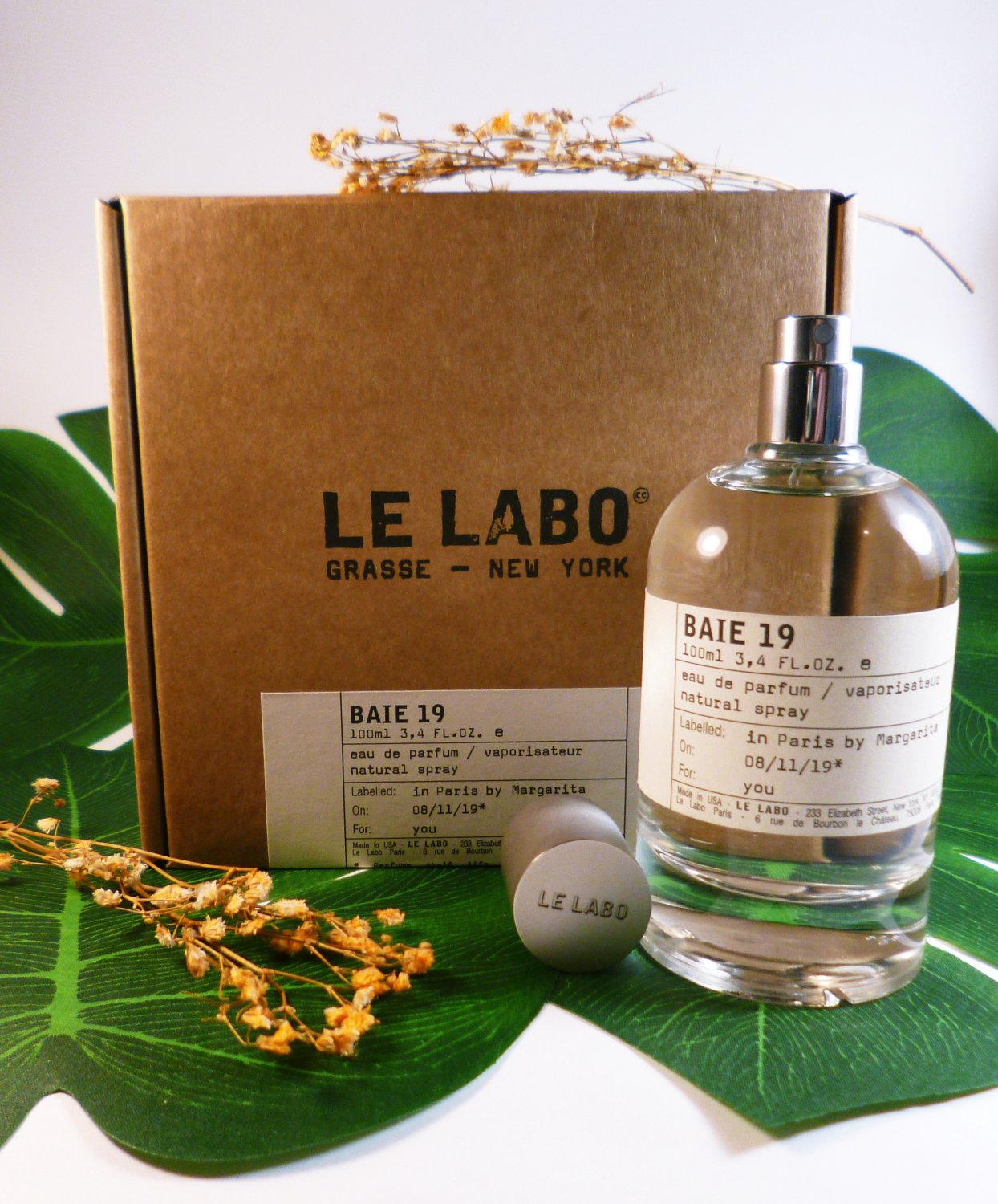 Le Labo Baie 19 Eau De Parfum EDP 100ml 3.4 fl oz Unisex Perfume New In
