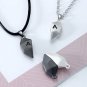 Personalized  Couples Necklaces,Magnetic Couple Necklace,Lovers Heart Pendant ,Gift for Her and Him