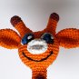 Pattern crochet giraffe rattle Giraffe toy PDF pattern