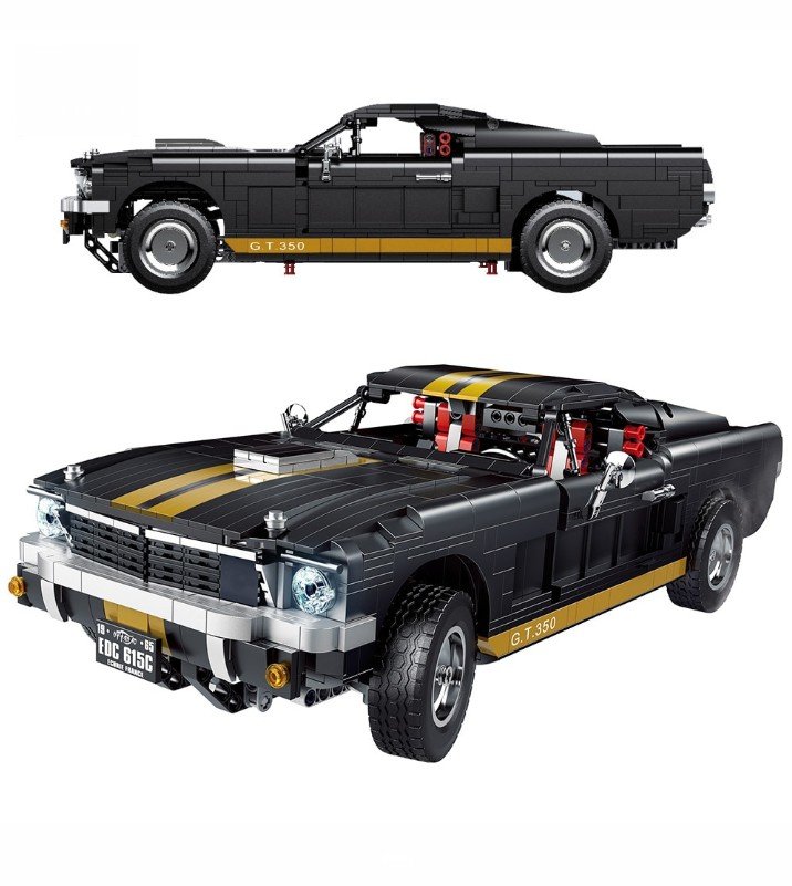 Black Ford Mustang 1965 Creator Expert  Building Kit
