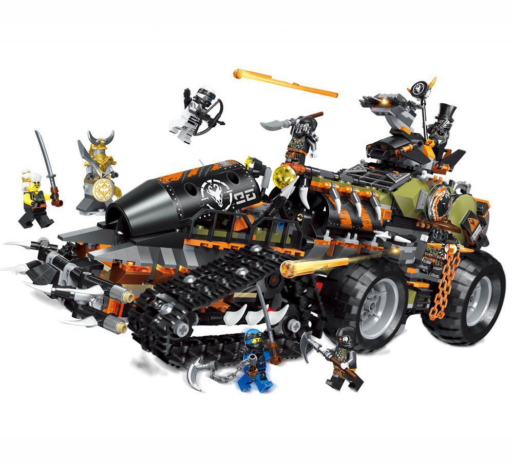 NINJAGO Dragon Hunters Dieselnaut Toy Tank, Ninja Warriors Vehicle