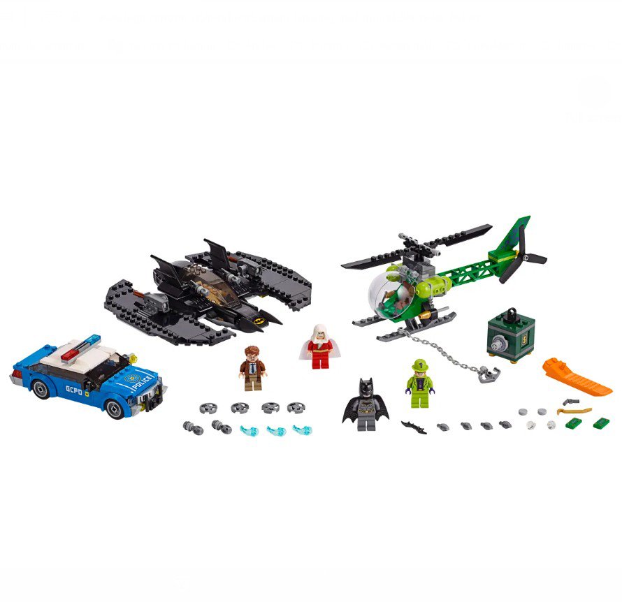 DC Batman: Batman Batwing and The Riddler Heist 76120 Building Kit (489 Pieces)