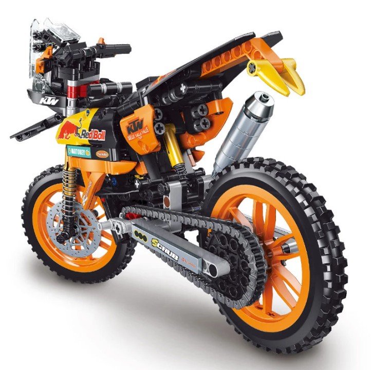 Technic 1/5 Motorcycle no.11 Kawasaki Zephyr Type Building Blocks