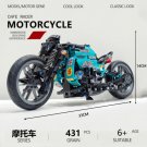 Technic 1/5 model kit Bike Series No.108 Cafe Racer Building Blocks