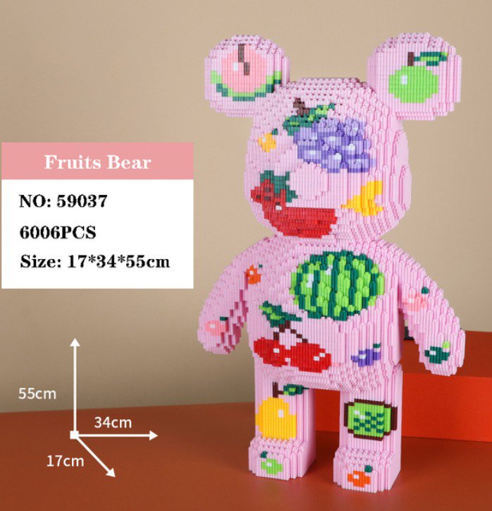 Anime Cartoon Bear Series Assemble Gift #59037 Building Blocks