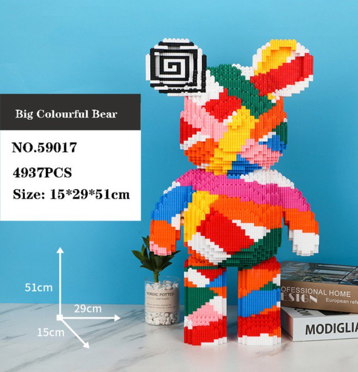 Anime Cartoon Bear Series Assemble Gift #59017 Building Blocks