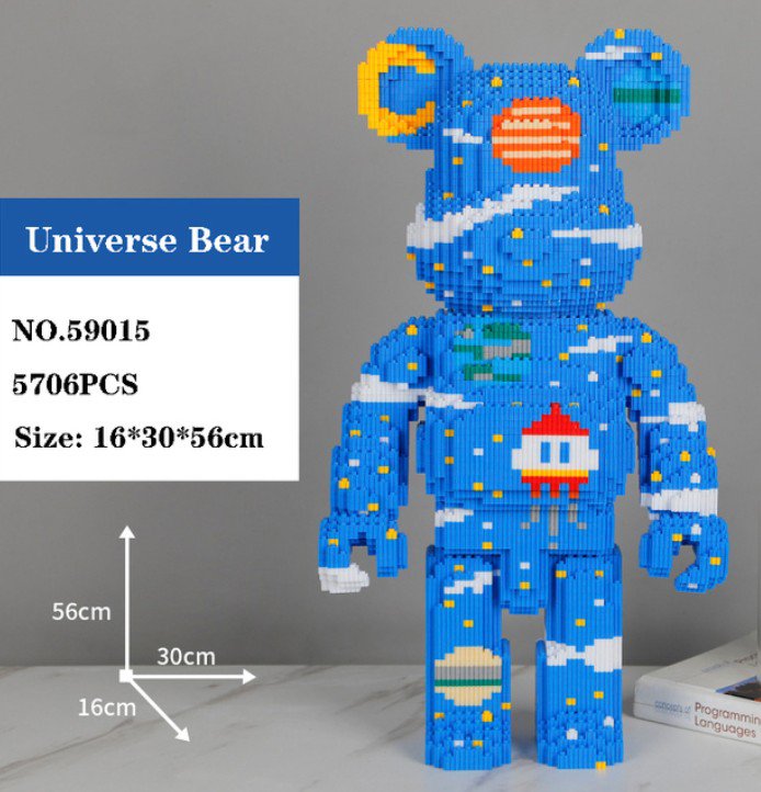 Anime Cartoon Bear Series Assemble Gift #59015 Building Blocks