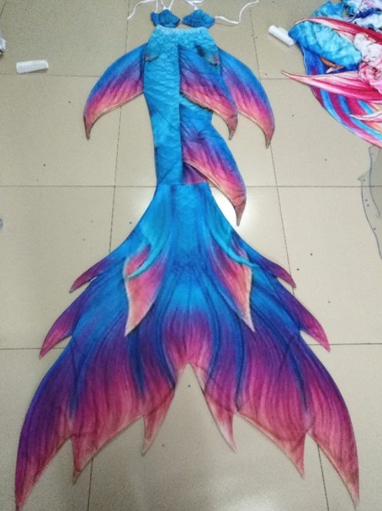 Mermaid Tail Inspired By Finis , Fairy Swimmable Mermaid Tail For Adult 