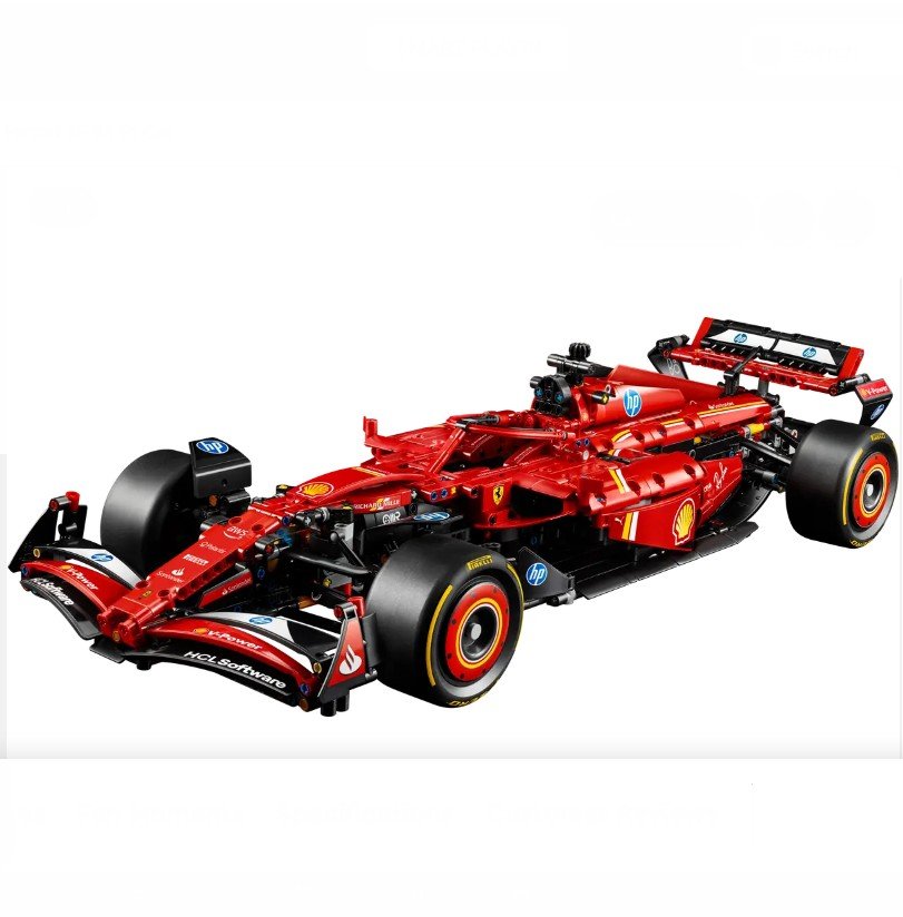 Technic Ferrari SF-24 F1 Model Car Kit - Building Set for Adults  Idea for F1 Fans