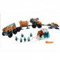City Arctic Mobile Exploration Base Toy, 60195 Crane Vehicle Platform & Trailer