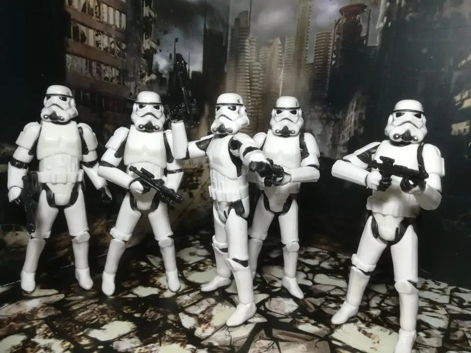3.75 Inch Star Wars :Storm-Clone Trooper / 5 packs