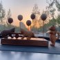 Solid wood kitten and balloon ornaments,Cat and Balloon Ornaments,cute cat pet ornaments