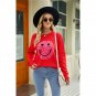 Long Sleeves Crewneck Smile Face Sweater