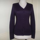 LL BEAN SWEATER SIZE XS EXTRA SMALL CARDIGAN CABLE