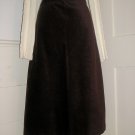 GAP SKIRT SIZE 16 BROWN CORDUROY CHOCOLATE