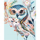 Flowers Owl Birds Colorful Animals DIY Easy Painting by Numbers Kit on Canvas Adults Beginners 16x20