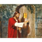 Jesus Christ Knocking The Door DIY Paint by Numbers Kit Religious Catholic Painting on Linen Canvas