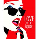 Love by the Book DIY Painting by Numbers Kit Abstract Portrait Poster Easy Coloring on Linen Canvas