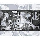 Guernica by Pablo Picasso DIY Paint by Numbers Kit Famous Painting on Linen Canvas Set for Hand Made